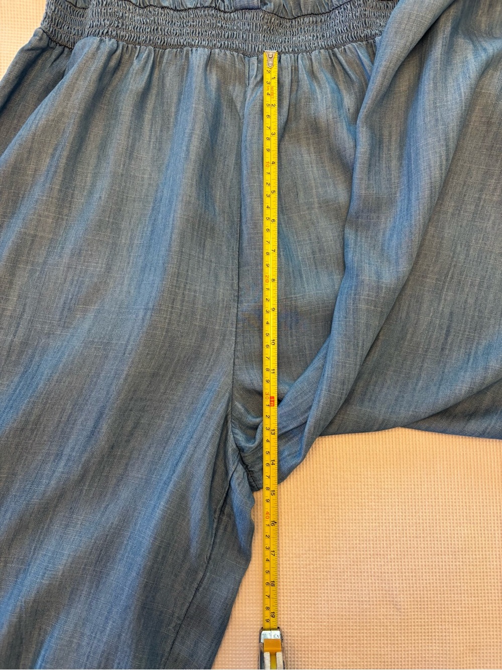 Lands' End Soft Indigo Sleeveless Jumpsuit - Picture 13 of 14